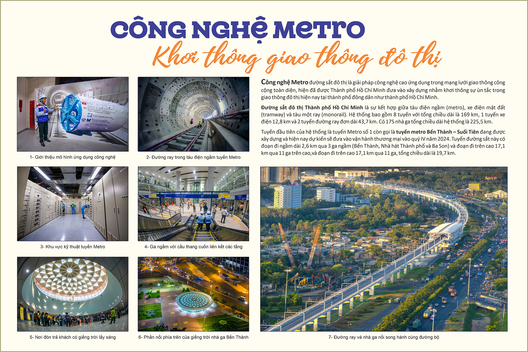 Giải nhất Ảnh bộ - Công nghệ Metro - Khơi thông giao thông đô thị của Ngô Thị Thu Ba